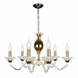 Подвесная люстра Flo YT2049-6 GD+Cear