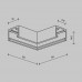Соединитель угловой Accessories for tracks Exility X TRA239CL-41B