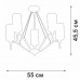 Потолочная люстра V4964-9/5PL