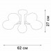 Потолочная люстра V3956 V3956-7/5PL
