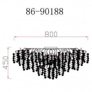 Потолочная люстра Tenera 86-90188