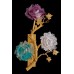 Настенный светильник Pristine FL1187-3WR Fluorite Настенный светильник Pristine FL1187-3WR Fluorite