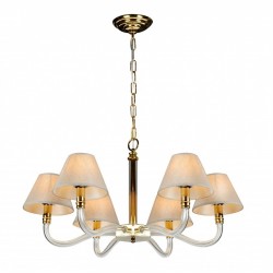 Подвесная люстра Amber YT2043-8 GD+Coffee