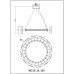 Подвесной светильник Nicola WE159.24.303