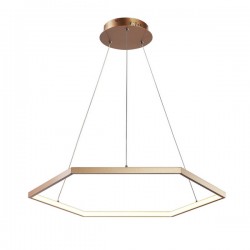 Подвесная люстра 2103-6P Modern LED Hexagon Favourite