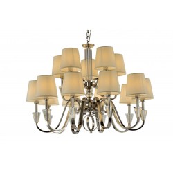 Подвесная люстра Alesti P2424-10+5 Nickel