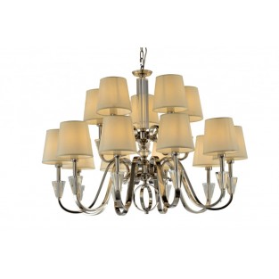 Подвесная люстра Alesti P2424-10+5 Nickel