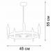 Потолочная люстра V3001-1/5PL