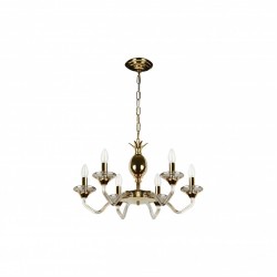 Подвесная люстра Flo YT2049-6 GD+COG