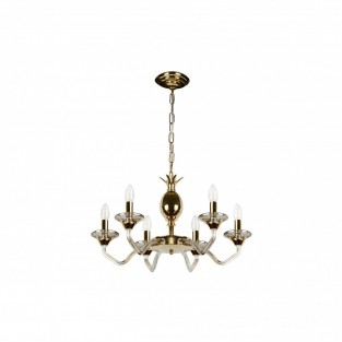 Подвесная люстра Flo YT2049-6 GD+COG