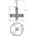 Подвесная люстра Frame MOD174PL-06G