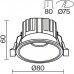 Точечный светильник Round DL058-12W3K-B