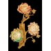 Настенный светильник Pristine FL1187-3WR Fluorite Настенный светильник Pristine FL1187-3WR Fluorite