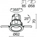 Точечный светильник Wise DL057-7W3K-B