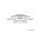 Потолочная люстра Jomo FS-014-X9 108W WH Потолочная люстра Jomo FS-014-X9 108W WH