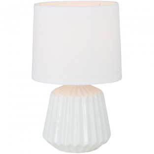 Интерьерная настольная лампа 10219/T White
