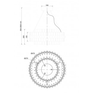 Подвесной светильник Galaxy 91GH-30864