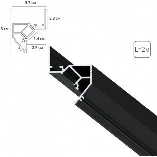 Профиль для светодиодной ленты Gap A680206