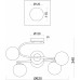 Потолочная люстра Galaxy FR5013PL-06CH