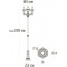 Наземный фонарь Madrid A1542PA-3BN