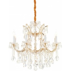 Подвесная люстра Diamond 6071-8 GD+CL