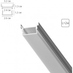 Профиль для светодиодной ленты Profile-Accessories A700205