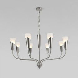 Подвесная люстра Rhyton 60167/8 никель