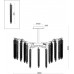 Потолочная люстра Mineral FR1010CL-08G
