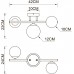 Потолочная люстра Gemini A2243PL-3PB
