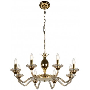 Подвесная люстра Flo YT2049-8 GD+COG