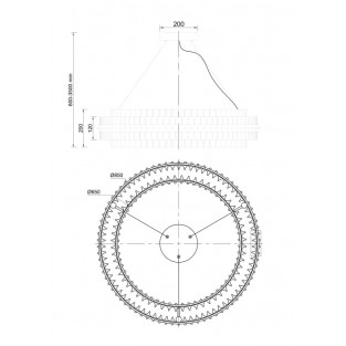 Подвесной светильник Galaxy 91GH-30868