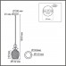 Подвесной светильник Irime 8297/1A