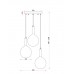 Подвесной светильник Sway FR5269PL-03CH Freya