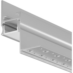 Профиль для светодиодной ленты Встраиваемый со скрытым фланцем профиль 636013