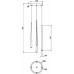 Подвесной светильник Cascade MOD132PL-L30BSK