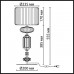Интерьерная настольная лампа Terra 5414/2TA