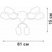 Потолочная люстра V2823-1/6PL
