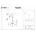 Подвесная люстра Peta FR2004PL-08BZ