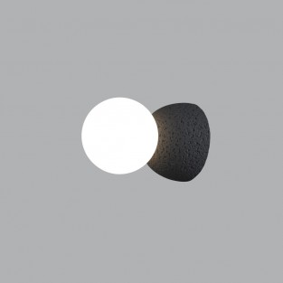 Настенный светильник Foxtrot 10695W/1-D100 BK-WH