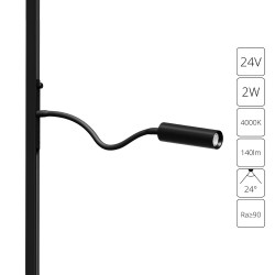 Трековый светильник Presto A6238PL-1BK