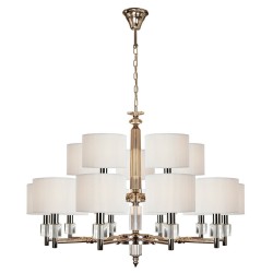 Подвесная люстра Alexa P2404-10+5 Nickel