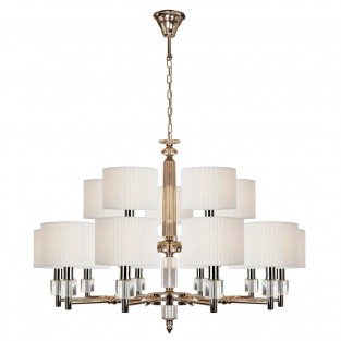 Подвесная люстра Alexa P2404-10+5 Nickel