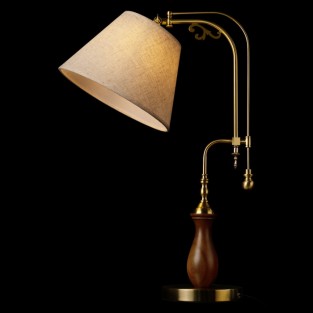 Интерьерная настольная лампа Elaine 10569T Dark wood