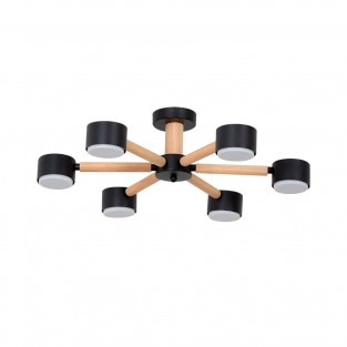 Потолочная люстра Tenda A1624PL-6BK