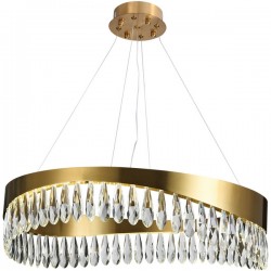 Подвесная люстра LED LAMPS 81356 GOLD SATIN