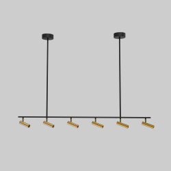 Спот Barre 20252/6 LED черный/латунь