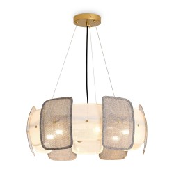 Подвесная люстра Maffle FR5578PL-06G Freya Подвесная люстра Maffle FR5578PL-06G Freya