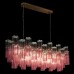 Подвесная люстра Murano 10580/1000R Clear pink