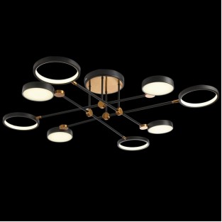 Потолочная люстра Loft Led LED LAMPS 81102/6C BRASS BLACK