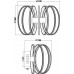 Потолочная люстра Jennifer FR6021CL-L84CH Freya